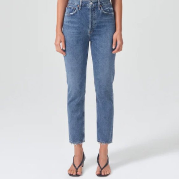 AGOLDE Riley Hi Rise Straight Crop - Size 31 NWT - Picture 1 of 5